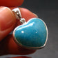 Turquoise Silver Pendant - 1.1" - 4.75 Grams