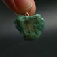 Genuine Turquoise Silver Pendant From Sleeping Beauty Arizona - 0.9" - 4.22 Grams