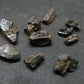 Lot of 10 Rare Baddeleyite Crystals From Myanmar - 8 Carats