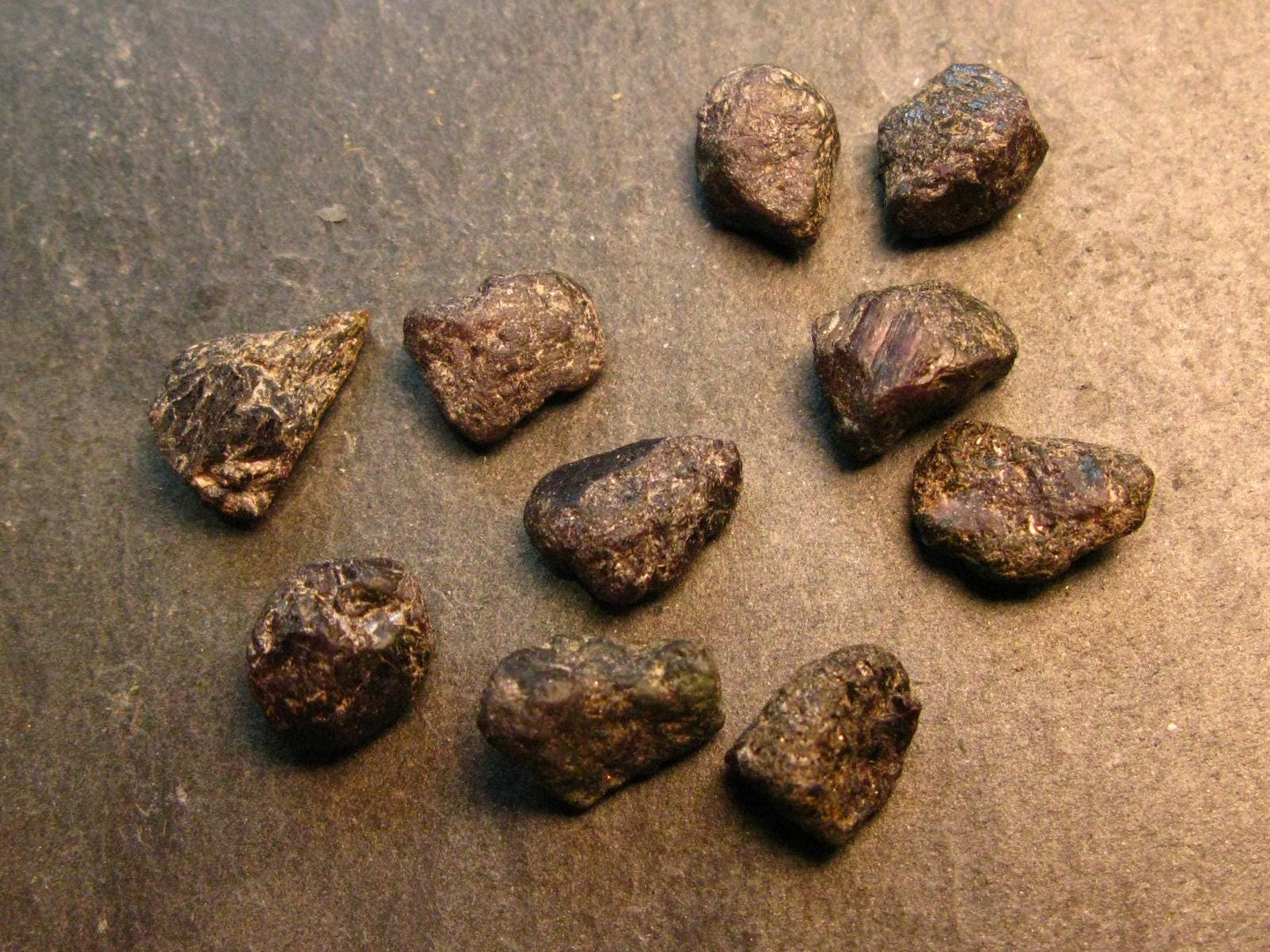 Lot of 10 Rare Alexandrite Chrysoberyl Crystals From Brazil - 41.01 Carats