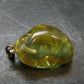 Large Gold Apatite Tumbled Pendant from Mexico - 6.32 Grams - 1.2"