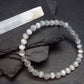 Selenite Genuine Bracelet ~ 7 Inches ~ 6mm Round Beads
