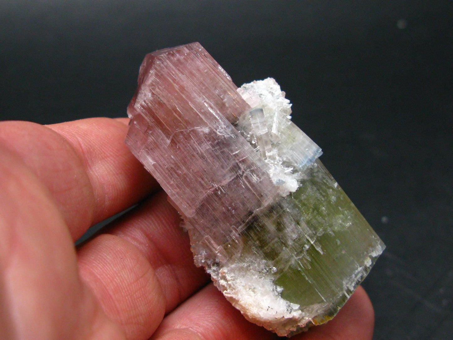 Rare Watermelon Tourmaline Crystal From Pakistan - 2.3" - 56 Grams