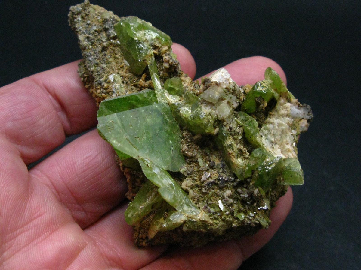 Rare Titanite Sphene Crystal Cluster From Madagascar - 3.3"