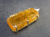 Fire Gem!! Natural Large Imperial Topaz Crystal Pendant In Sterling Silver From Zambia - 2.0" - 25.0 Grams