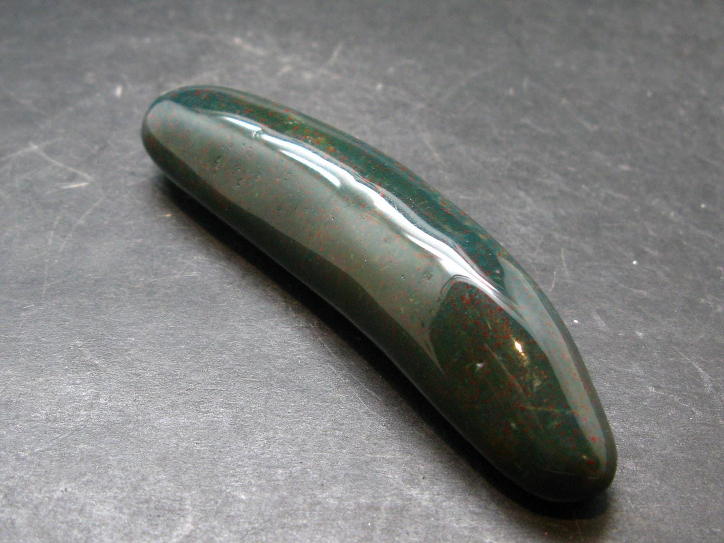 Bloodstone Wand From India - 3.6" - 55.94 Grams