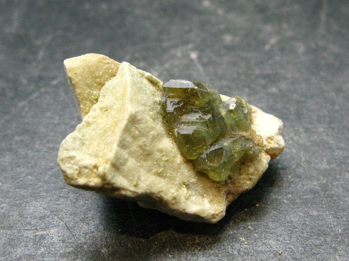 Rare Demantoid Garnet Cluster from Madagascar - 1.1" - 8.71 Grams