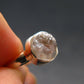 Gray Herderite Silver Ring from Africa - Size 6 - 1.94 Grams