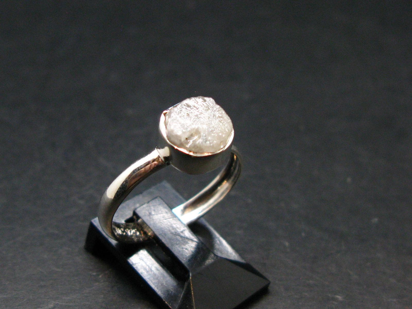 Phenakite Phenacite Sterling Silver Size 8 Ring from Russia - 2.0 Grams