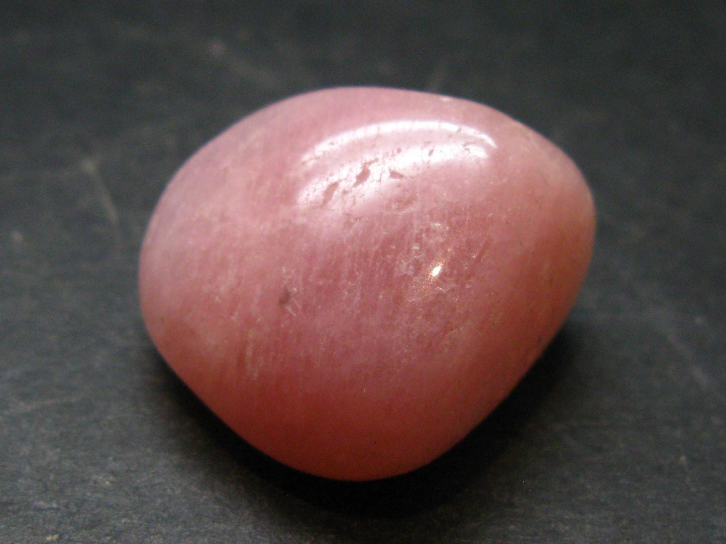 Rare Pink Petalite Tumbled Stone From Canada - 1.1" - 15.59 Grams