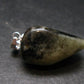 Phenakite Phenacite Tumbled Silver Pendant from Russia - 1.2" - 5.35 Grams