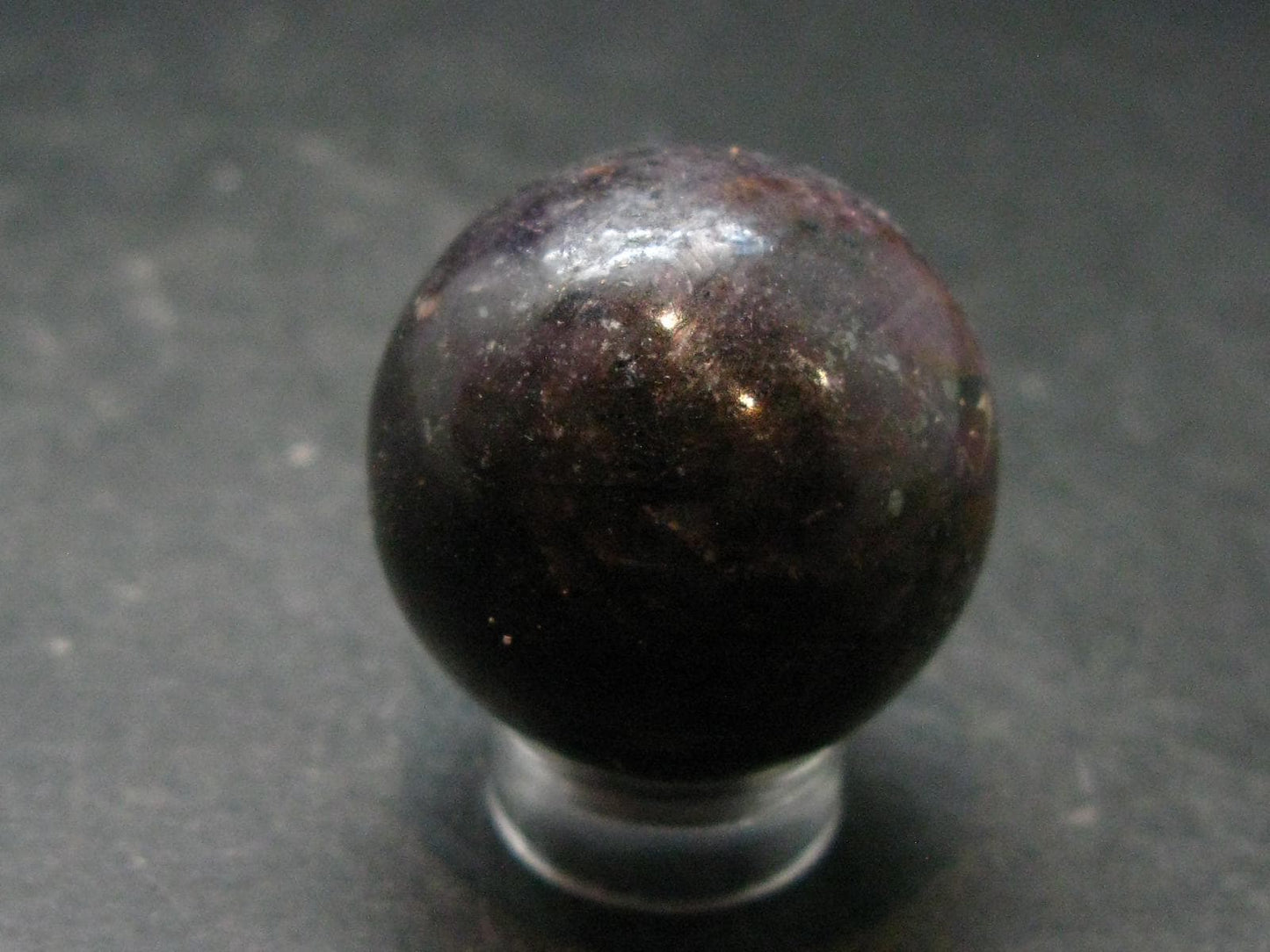 Genuine Ruby Corundum Sphere from India - 1.0" - 39.55 Grams