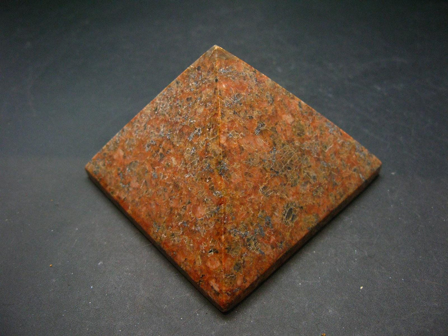 Natural Rosophia Feldspar Pyramid From Rocky Mountains -3.1" - 389 Grams