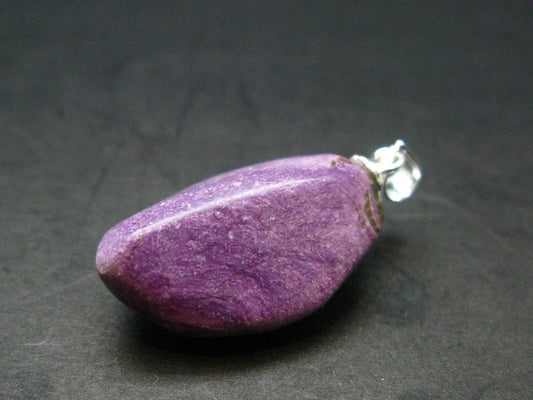 Rare Silver Stichtite Pendant from Australia - 1.1"