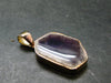 Atomic Trapiche Amethyst Sterling Silver Pendant From Brazil - 1.4" - 7.12 Grams