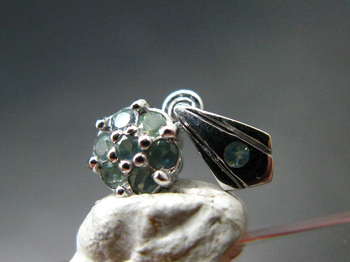 Genuine Alexandrite Gem Silver Pendant From Russia - 0.87 Grams - 0.37 TCW