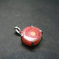 Rhodochrosite Sterling Silver Pendant From Alma Colorado - 0.7" - 2.77 Grams
