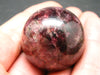 Red Tourmaline Rubellite Sphere Ball From Russia - 1.3" - 74.62 Grams