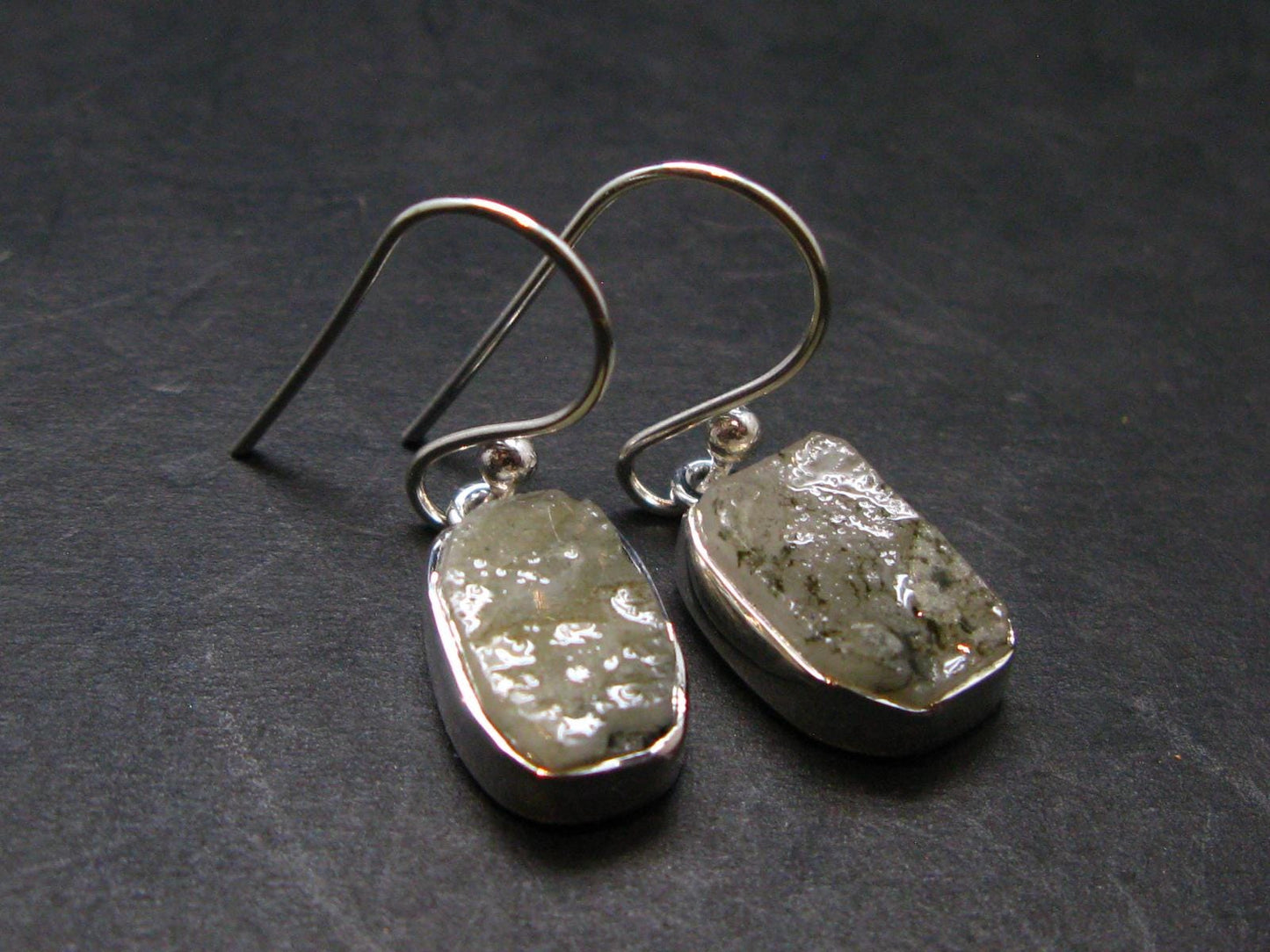 Phenakite Phenacite Earrings From Brazil - 1.0" - 3.12 Grams