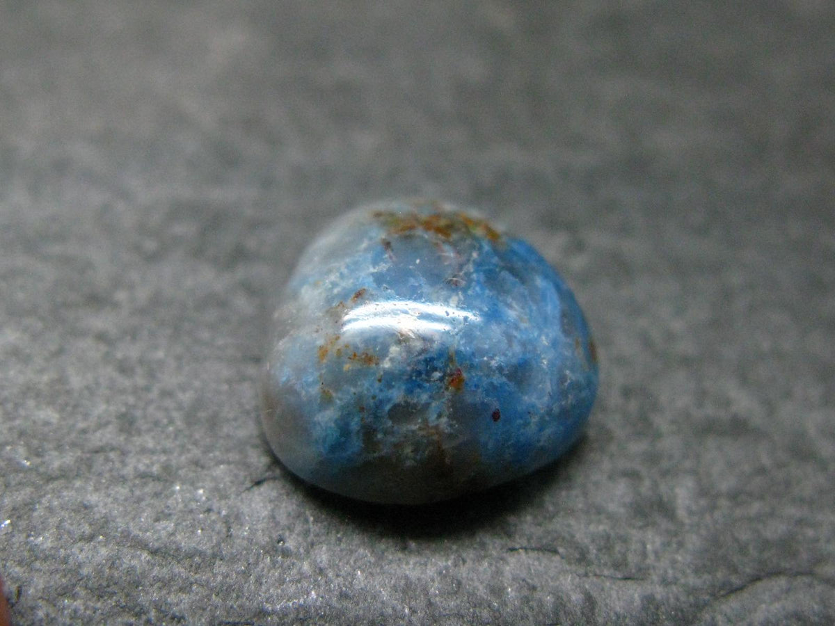 Papagoite in Quartz Cabochon from Messina S. Africa - 5.35 Carats - 12x11mm