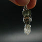 Moldavite Herkimer Meteorite Sterling Silver |Pendant From Czech Republic - 1.4" - 3.55 Grams