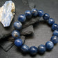 Blue Kyanite Genuine Bracelet ~ 7 Inches ~ 12mm Round Beads