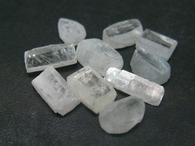 Lot of 10 Euclase Gem Precut Stones From Brazil - 18.3 Carats