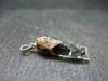 Aquamarine Crystal Silver Pendant From Namibia - 1.1" - 1.76 Grams