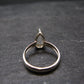 Phenakite Phenacite Crystal Facetted Silver 2.71 Carats Ring From Russia - Size 6 - 2.27 Grams