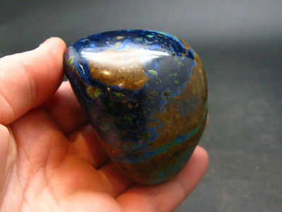 Fine Azurite Tumbled Stone From Peru - 2.2"