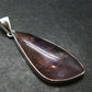 Cacoxenite Super 7 Silver Plated Pendant From Brazil - 2.0" - 6.11 Grams
