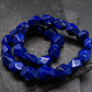 Lapis Lazuli Lazurite Genuine Bracelet ~ 7 Inches ~ 7mm Round Facetted Beads