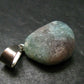 Rarest Paraiba Copper Blue Tourmaline Crystal Silver Pendant From Brazil - 1.0" - 3.0 Grams