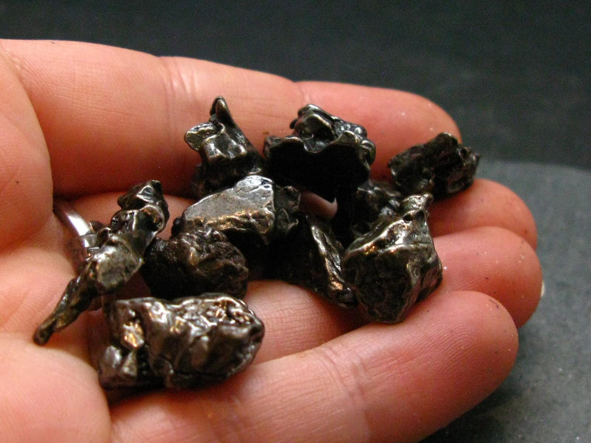 Lot Of 10 Campo Del Cielo Meteorite Pieces from Argentina - 44.28 Grams