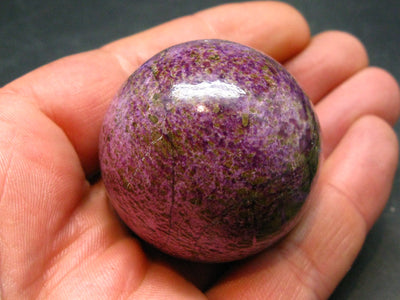 Rare Rich Purple Stichtite Sphere Ball From Australia - 1.7" - 79.7 Grams