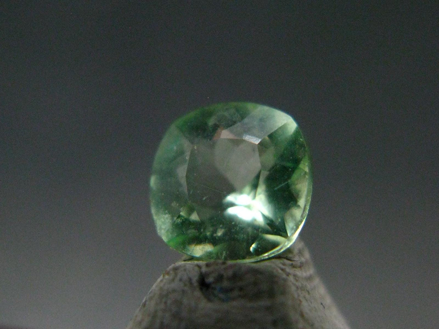 Gem Green Amblygonite Cut Stone From Brazil - 0.59 Carats