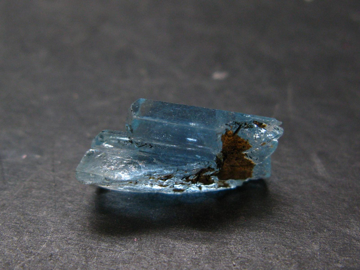 Gem Aquamarine Crystal Blue Beryl From Vietnam - 2.02 Grams - 0.7"