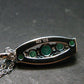 Emerald Silver Pendant W/Chain From Colombia - 0.69 Carats