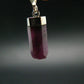 Ruby Silver Pendant from India - 1.1" - 2.74 Grams