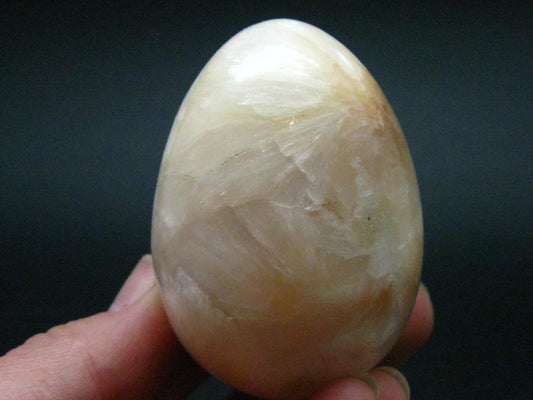Unique Stilbite Egg From India - 2.2"