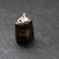Fairy Cross!! Natural Staurolite Sharp Brown Twin Crystals Silver Pendant From Russia - 0.8" - 2.22 Grams