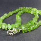 Natural Gemmy Peridot Olivine Crystal Necklace from Pakistan - 17"