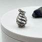 Sapphire Spiral Pendant | Natural Blue Sapphire Necklace | Sterling Silver Swirl Pendant | September Birthstone Jewelry - 3.40 g