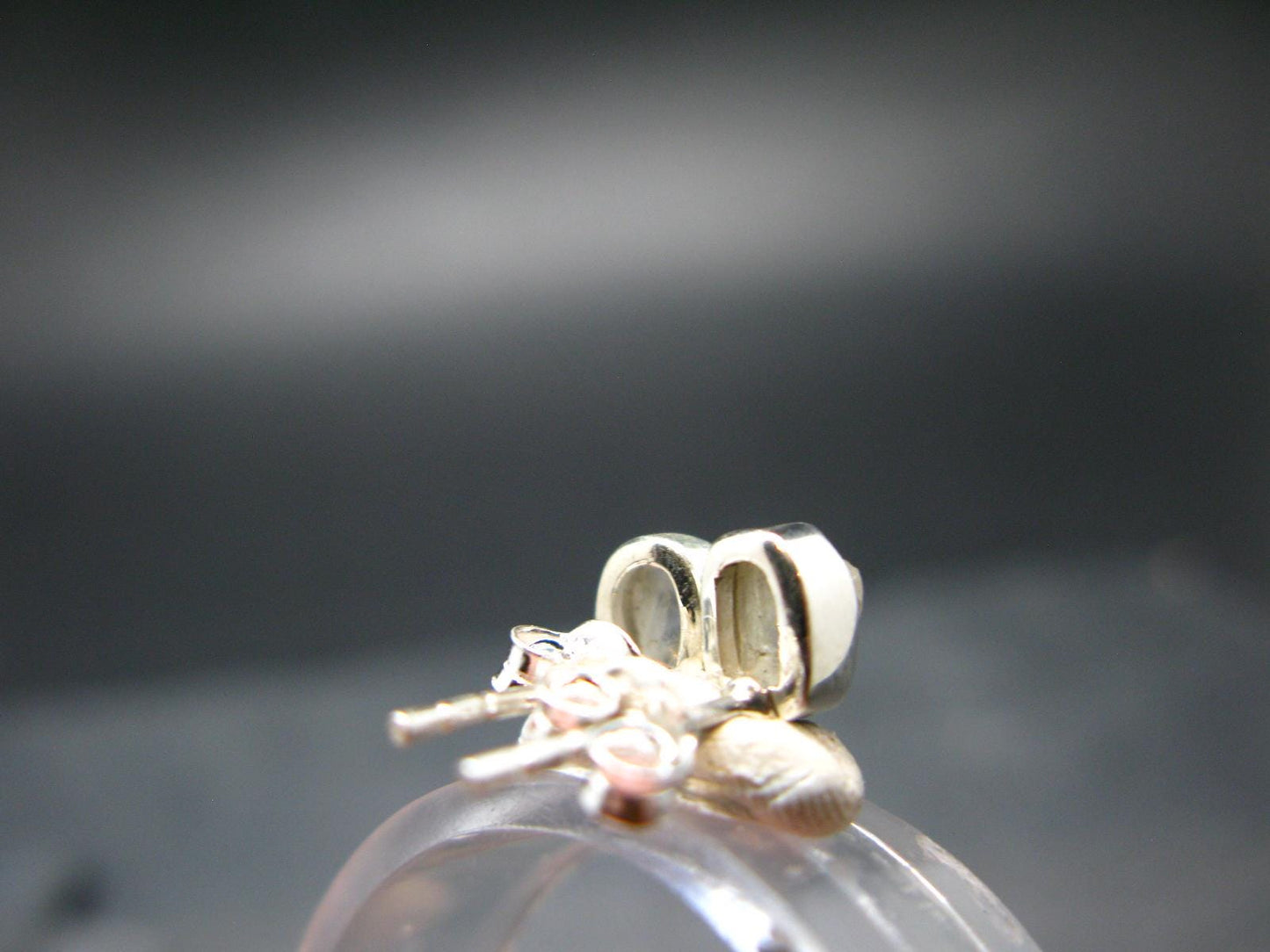 Phenakite Phenacite Silver Stud Earrings From Nigeria - 1.0 Grams
