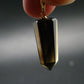 Natural Unheated Citrine Sterling Silver Gold Plated Pendant from Brazil - 1.3" - 2.97 Grams