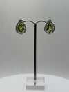 Pear-Cut Peridot Earrings | Sterling Silver August Birthstone Jewelry
