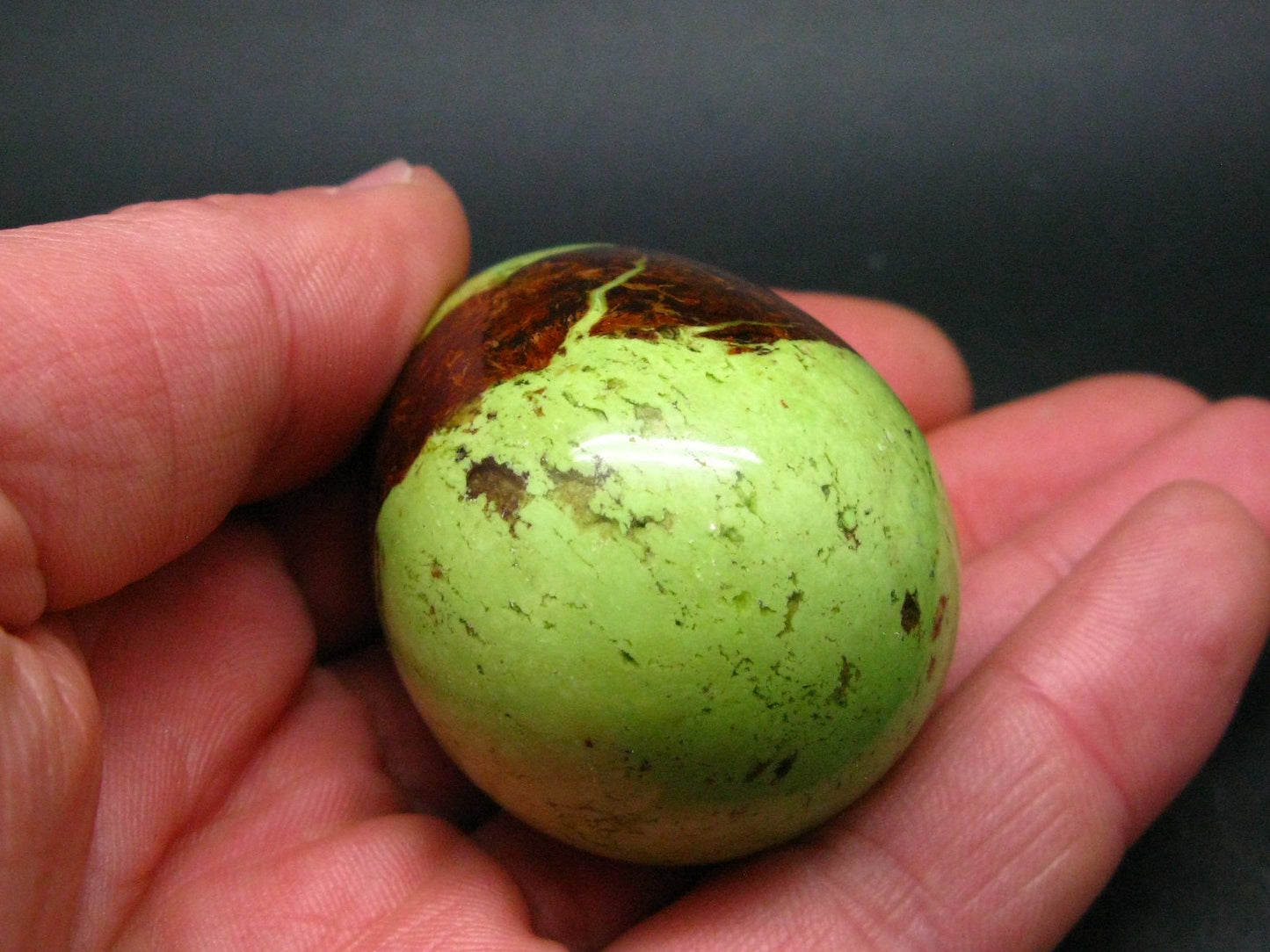 Rare Gaspeite Egg from Australia - 2.1" - 113.7 Grams