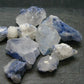 Lot of 10 Dumortierite In Quartz Crystals From Brazil - 46.78 Grams