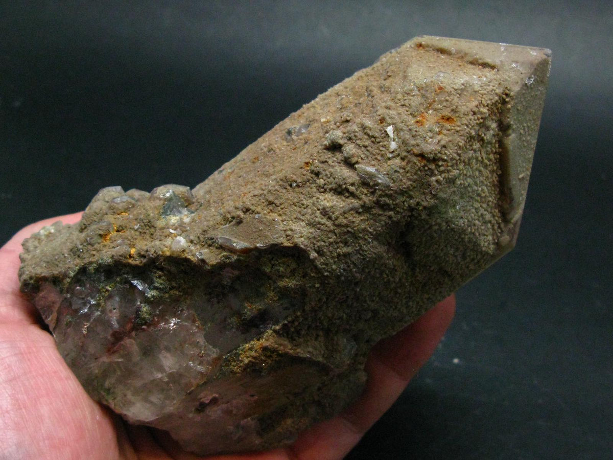Ajoite In Quartz Crystal From South Africa - 5.3" - 680 Grams