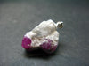 Ruby Silver Pendant from Afghanistan - 1.0" - 4.6 Grams